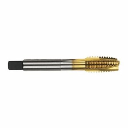 Sheartap Spiral Point Tap, Series 2090G, Imperial, UNS, 1588, Plug Chamfer, 6 Flutes, HSS, TiN Coated, Ri 94654